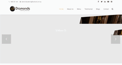 Desktop Screenshot of diamondscatering.com.au